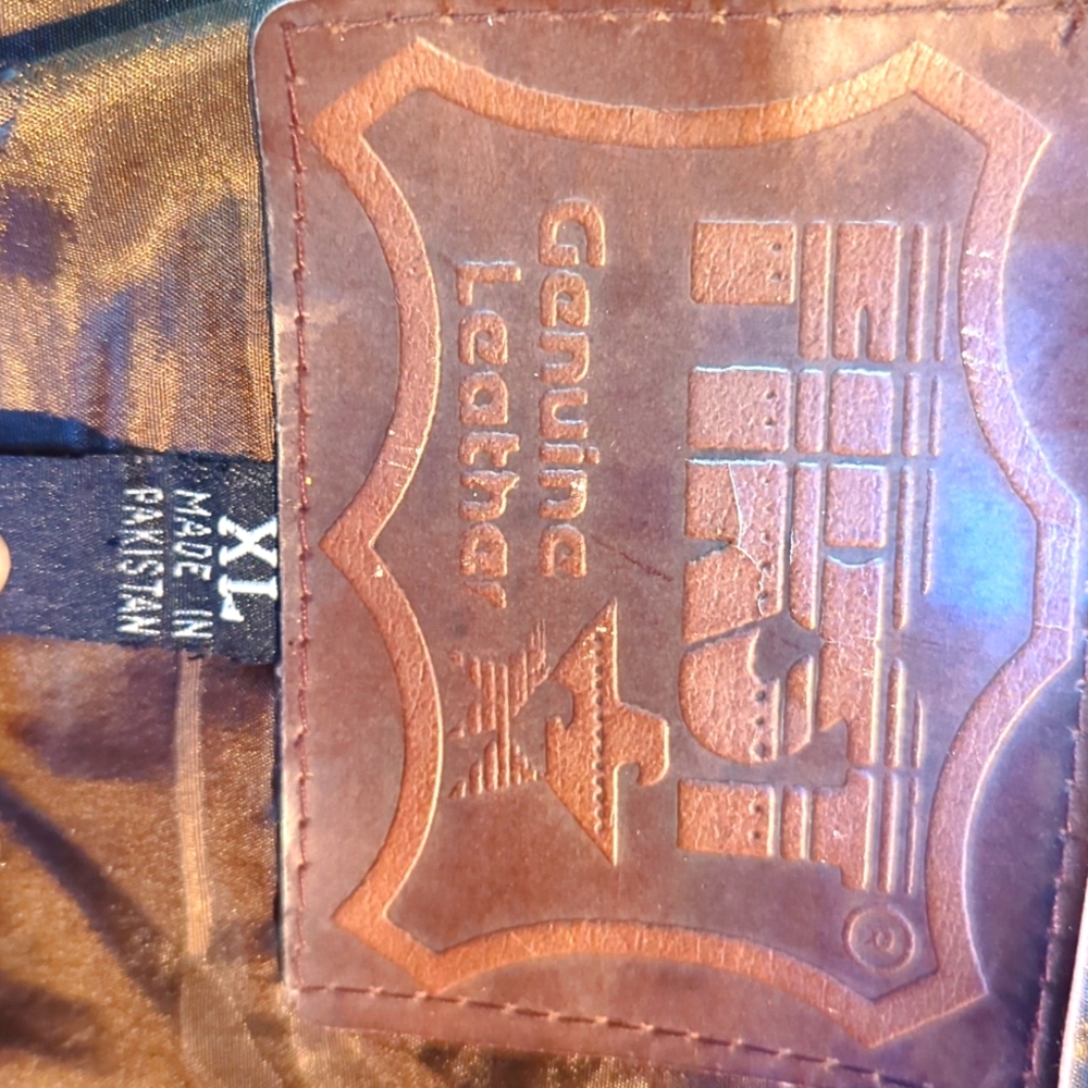 Oiled leather men's Duster